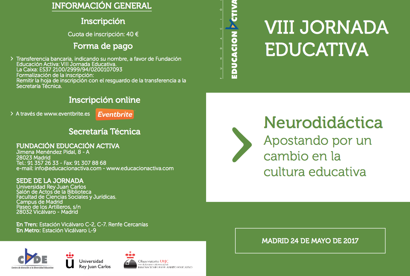 VIII Jornada Educativa. Neurodidáctica